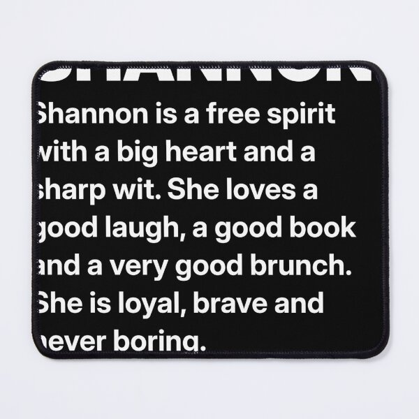 Item preview, Shannon Name Funny Personalized Gift for Her designed and sold by Mygoodees.