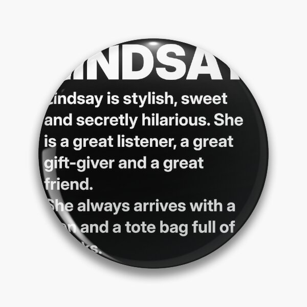 Item preview, Lindsay Name Funny Personalized Gift for Her designed and sold by Mygoodees.