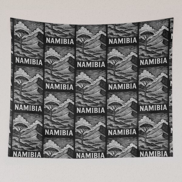 Item preview, Namibia Linocut Style  designed and sold by Thistle-TShop.