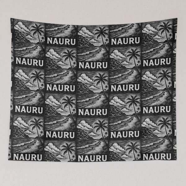 Item preview, Nauru Linocut Style  designed and sold by Thistle-TShop.