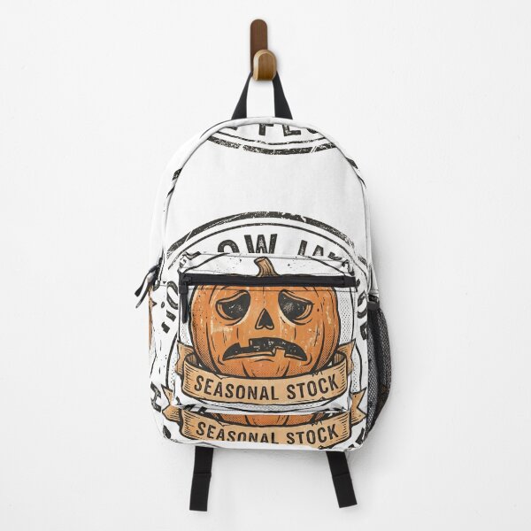 Item preview, Hollow Inside Still Festive Pumpkin Badge designed and sold by tee.crush.