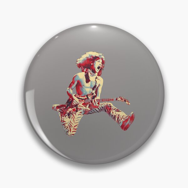 Item preview, Legendary Rock Guitarist Mid-Air Jump 80s Vibe-21 designed and sold by PatrycjMazurek.