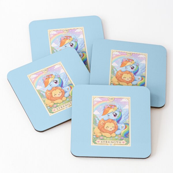 Item preview, My Little Pony inspired artwork tarot card kawaii designed and sold by Casey Spade Creations.