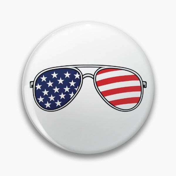 Item preview, American Flag Sunglasses - Patriotic Summer Vibes designed and sold by Marshallamoakohene.