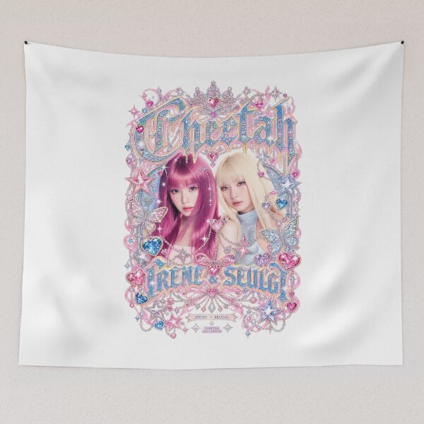 Item preview, Irene Seulgi Cheetah Era Y2K Blue Concept  designed and sold by Valereekmerch.