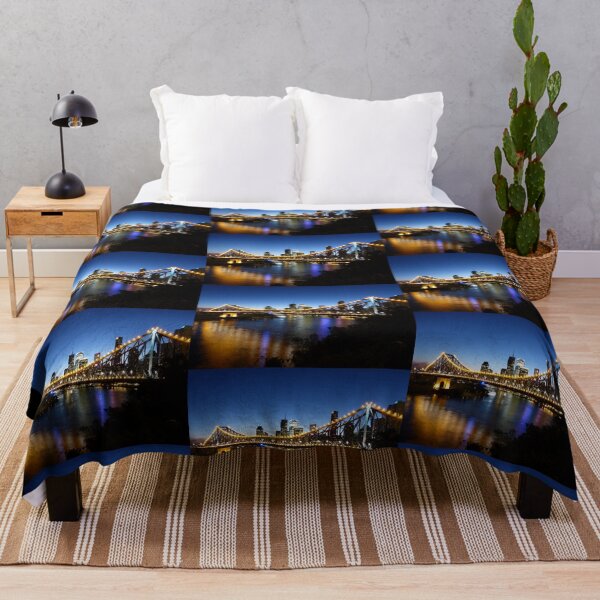 Item preview, Story Bridge at dusk, Brisbane designed and sold by PhotosByG.