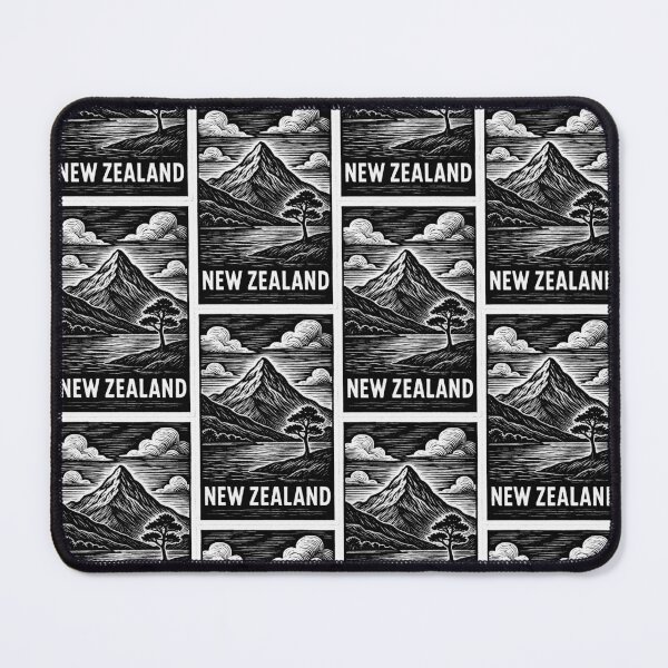 Item preview, New Zealand Linocut Style designed and sold by Thistle-TShop.