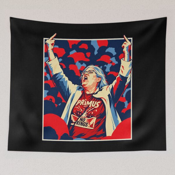 Item preview, Primus No Kings - Middle Finger Woman Trump Rally Syracuse Ny designed and sold by Jessi-Scott-Art.