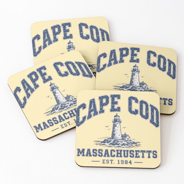 Item preview, Cape Cod Massachusetts Lighthouse Vintage Coastal Crewneck designed and sold by Yellowriversss.