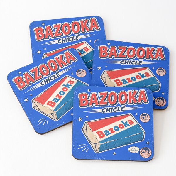 Item preview, Vintage Bubble Gum Bazooka Retro Electric Blue designed and sold by √46.