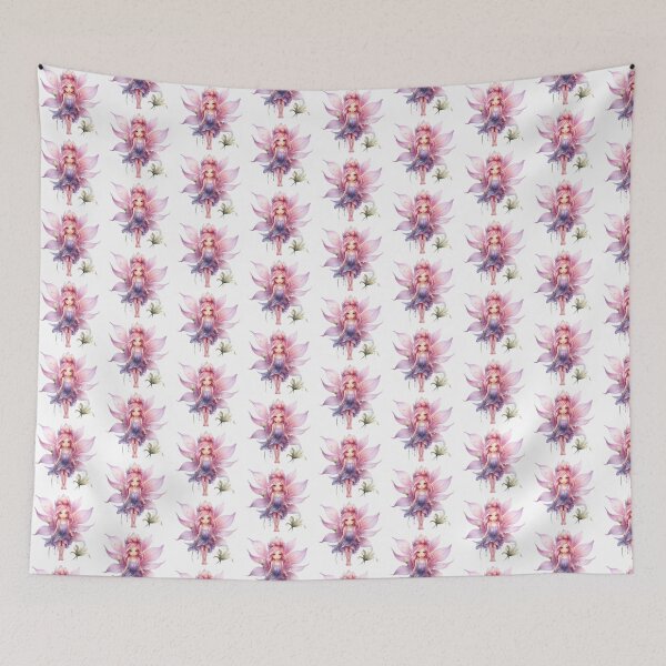 Item preview, Pink Lily Fairy | Elegant Floral Aesthetic Art designed and sold by Mandayartstudio.