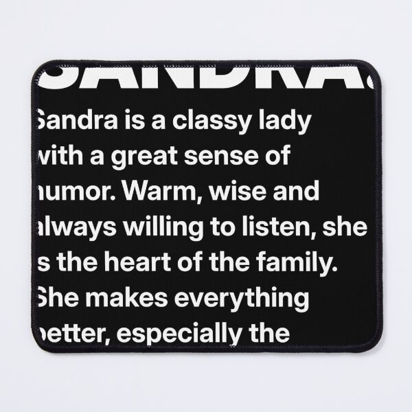 Item preview, Sandra Name Funny Personalized Gift for Her designed and sold by Mygoodees.