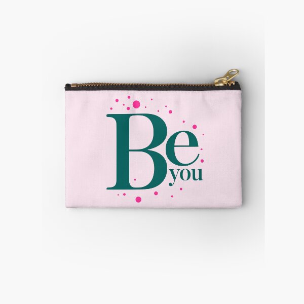 Item preview, Be You Self Acceptance Typography with Pink Dots designed and sold by MavtM.