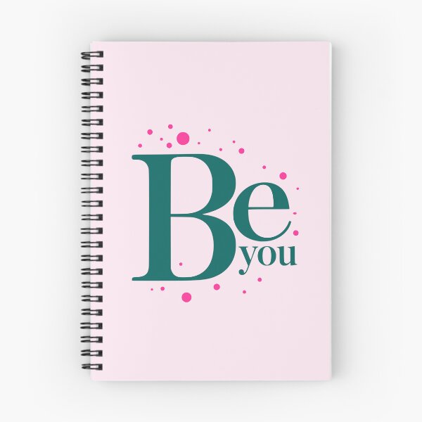 Item preview, Be You Self Acceptance Typography with Pink Dots designed and sold by MavtM.