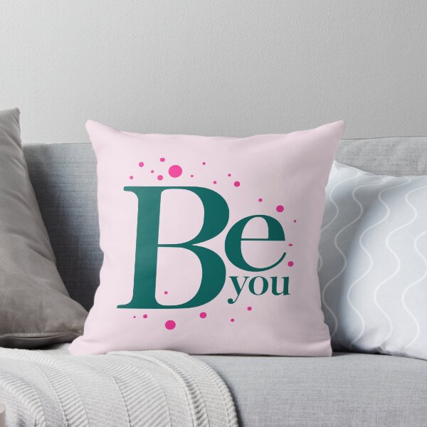 Item preview, Be You Self Acceptance Typography with Pink Dots designed and sold by MavtM.