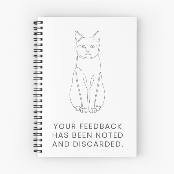 Item preview, Feedback Discarded Design – Minimalist Line Art Cat Graphic designed and sold by Luminari Creations.