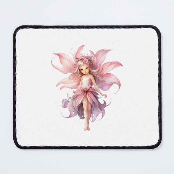 Item preview, Pink Lily Fairy | Elegant Floral Aesthetic Art designed and sold by Mandayartstudio.
