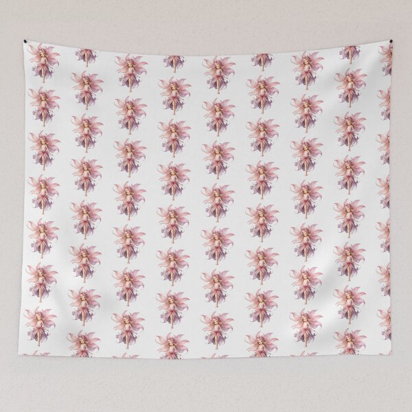 Item preview, Pink Lily Fairy | Elegant Floral Aesthetic Art designed and sold by Mandayartstudio.
