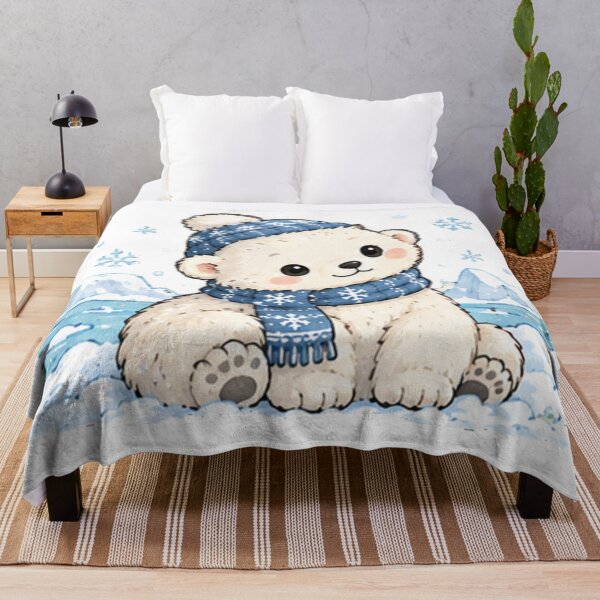 Item preview, Cute Winter Polar Bear designed and sold by MellowMunchkins.