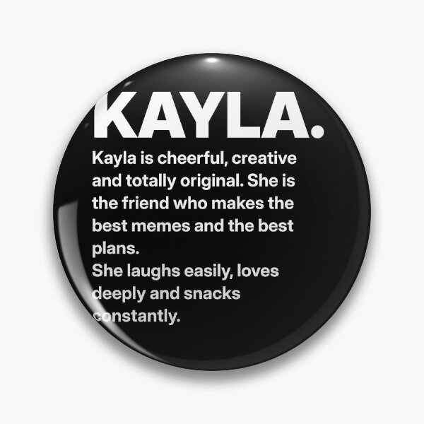 Item preview, Kayla Name Funny Personalized Gift for Her designed and sold by Mygoodees.