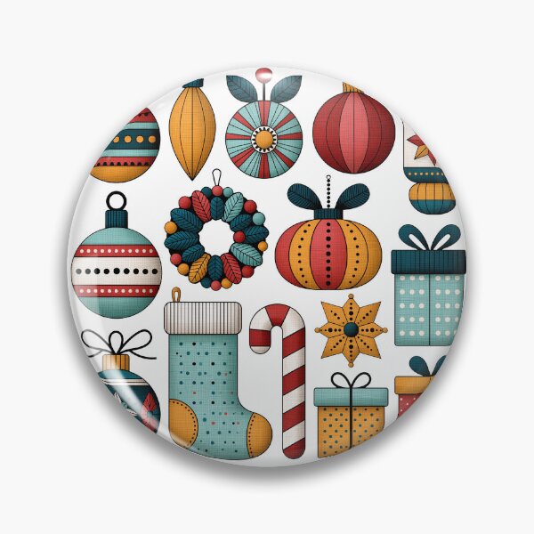 Item preview, Festive Christmas Ornaments and Gift Patterns designed and sold by colorful-white.