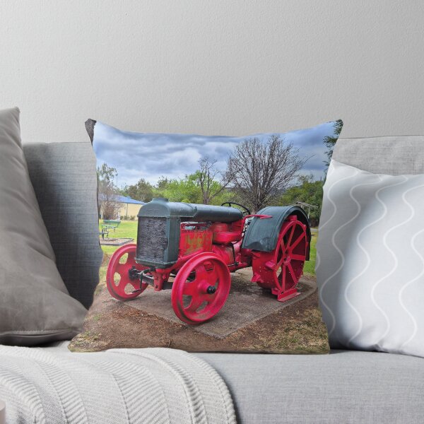 Item preview, Old red and green tractor designed and sold by FranWest.