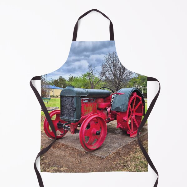 Item preview, Old red and green tractor designed and sold by FranWest.
