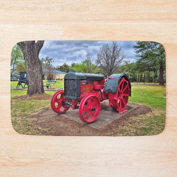 Item preview, Old red and green tractor designed and sold by FranWest.