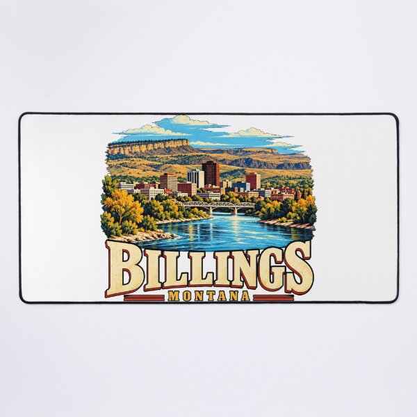 Item preview, Vintage Billings Montana Travel Souvenir Landmark Gift designed and sold by MichaeIRellov.