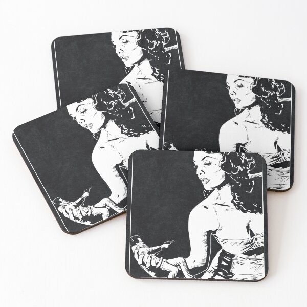 Item preview, NANCY ARCHER - Attack of the 50 Foot Woman (Black and White) designed and sold by FamousWeirdosRB.