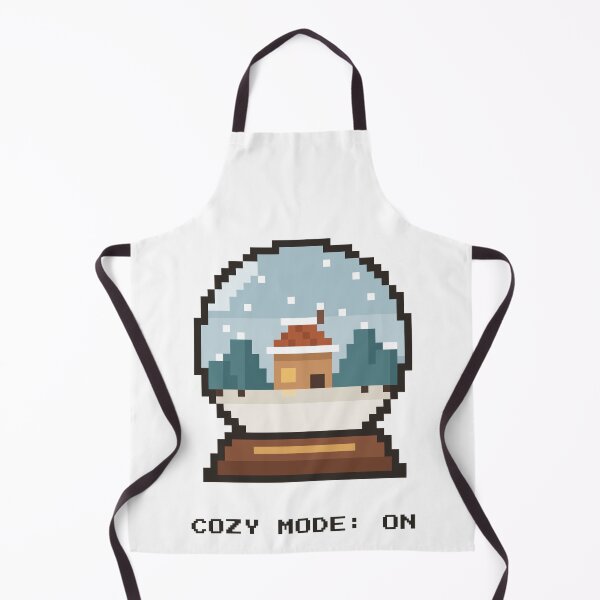 Item preview, Pixel Art Snow Globe Christmas Sticker – Cozy Mode On Retro Gamer Winter Gift designed and sold by Ideationing.