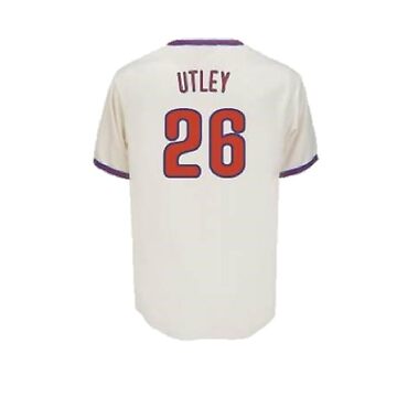 chase utley phillies jersey 26 Sticker for Sale by mgriest