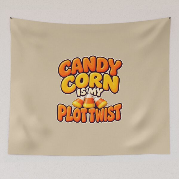 Item preview, Candy Corn Is My Plot Twist — Funny Fall Candy Design designed and sold by VioVibe.