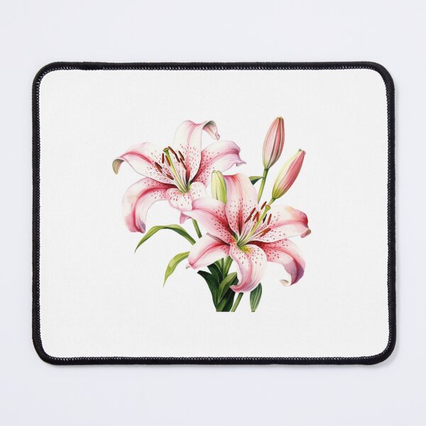 Item preview, Pink Lily | Elegant Floral Aesthetic Art designed and sold by Mandayartstudio.