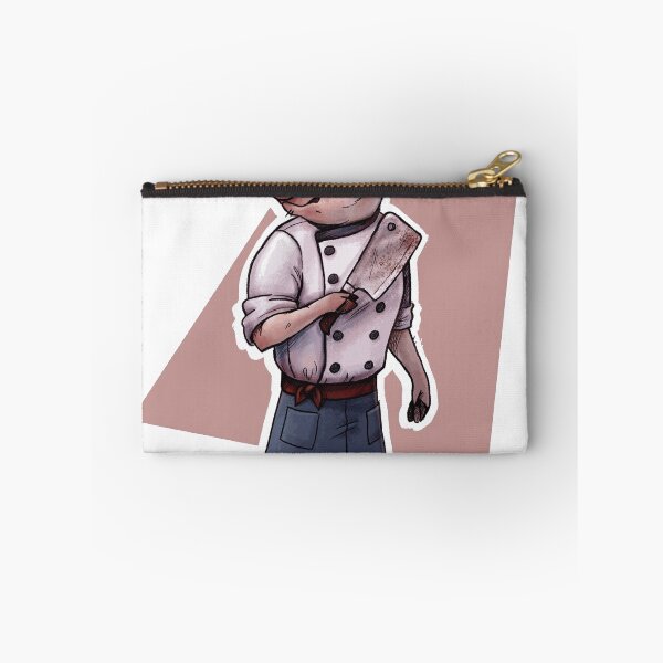 Item preview, Pig Butcher with Meat Cleaver designed and sold by Anson-Bella.
