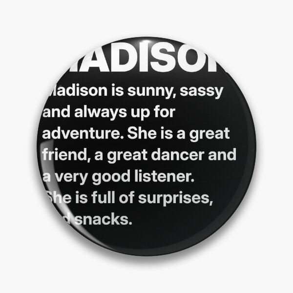 Item preview, Madison Name Funny Personalized Gift for Her designed and sold by Mygoodees.