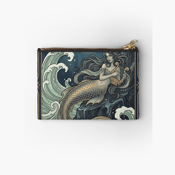 Item preview, The Siren Tarot Design – Mystical Ocean Art Nouveau Art designed and sold by Luminari Creations.