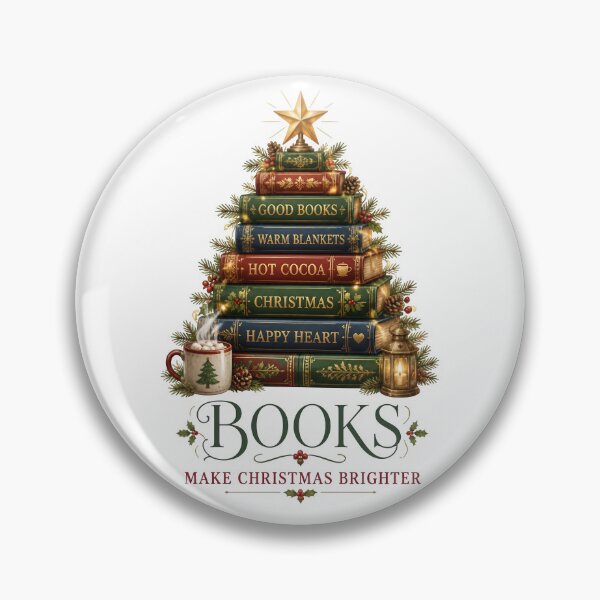 Item preview, Books Make Christmas Brighter designed and sold by Sovereign Supply Co..