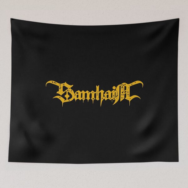 Item preview, Samhain Golden Gothic Band Logo designed and sold by AmaelCourt4.