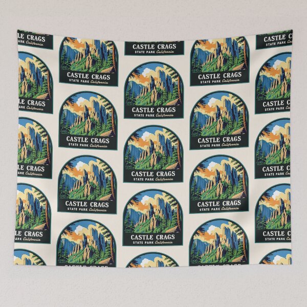 Item preview, Castle Crags State Park (California), USA designed and sold by PinkandP.
