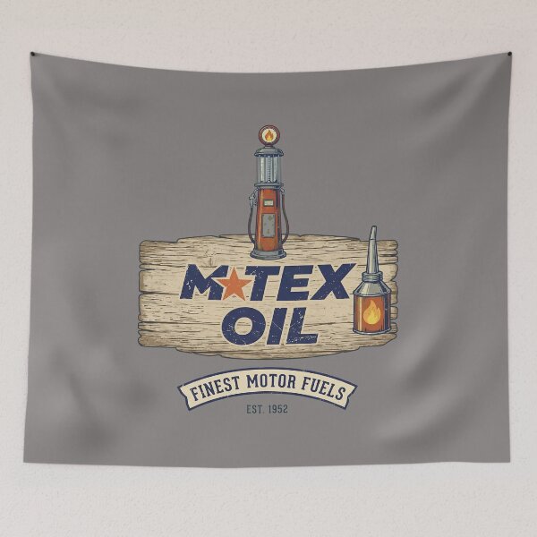 Item preview, MTEX OIL Distressed Retro Energy Company T-Shirt-9 designed and sold by FainThromaerith.