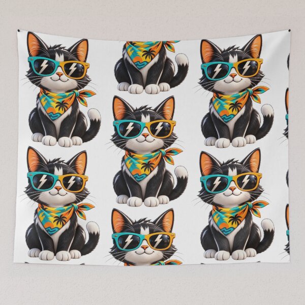 Item preview, Cool Tropical Cat designed and sold by TATOXIDE.