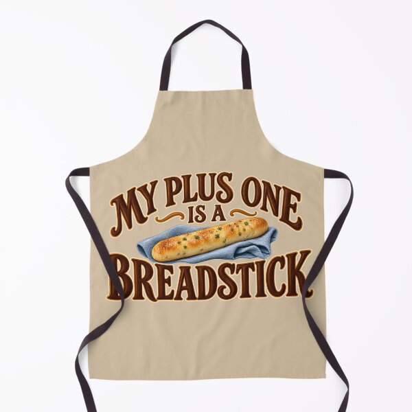 Item preview, My Plus One Is a Breadstick — Funny Bread Lover Design designed and sold by VioVibe.