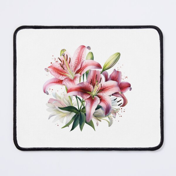 Item preview, Pink Lily | Elegant Floral Aesthetic Art designed and sold by Mandayartstudio.