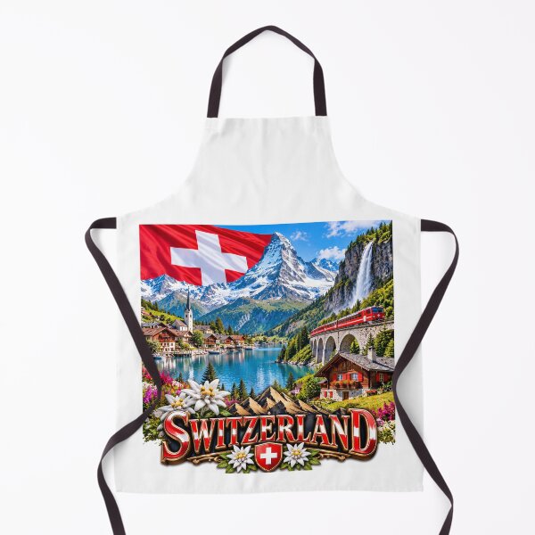 Item preview, A scenic Switzerland Swiss Alps and Matterhorn Mountain designed and sold by Original Designs For Every Vibe.