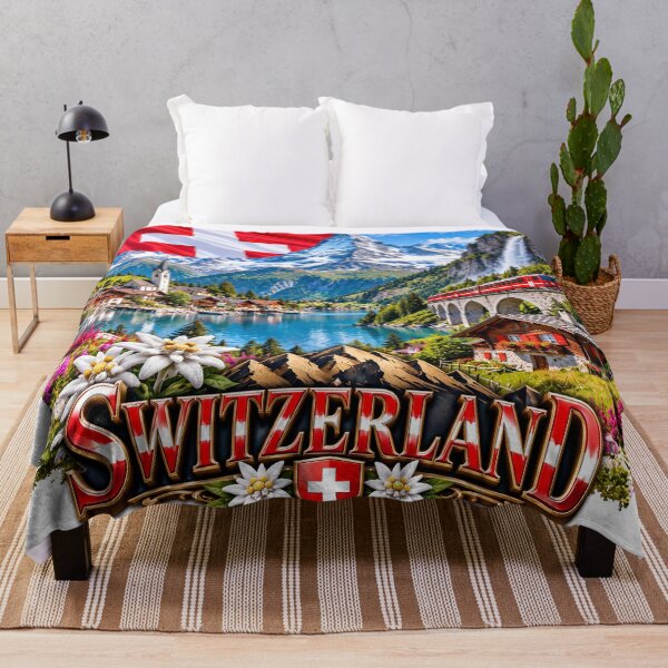 Item preview, A scenic Switzerland Swiss Alps and Matterhorn Mountain designed and sold by GoodPlaceToShop.