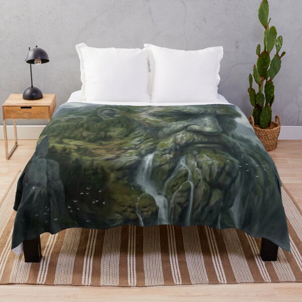 Item preview, Ancient Mountain Guardian Design – Old Man of the Mountain Waterfall Art designed and sold by Luminari Creations.
