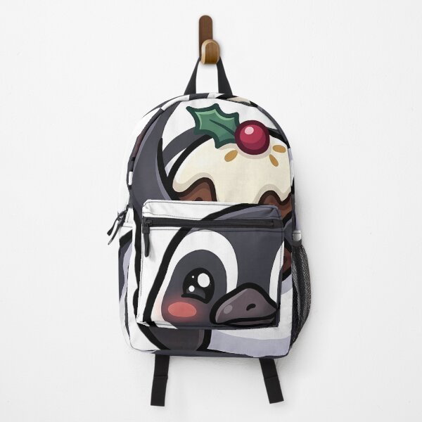 Item preview, Cute Christmas Magellanic Penguin Holding a Christmas Pudding designed and sold by pumsquare.