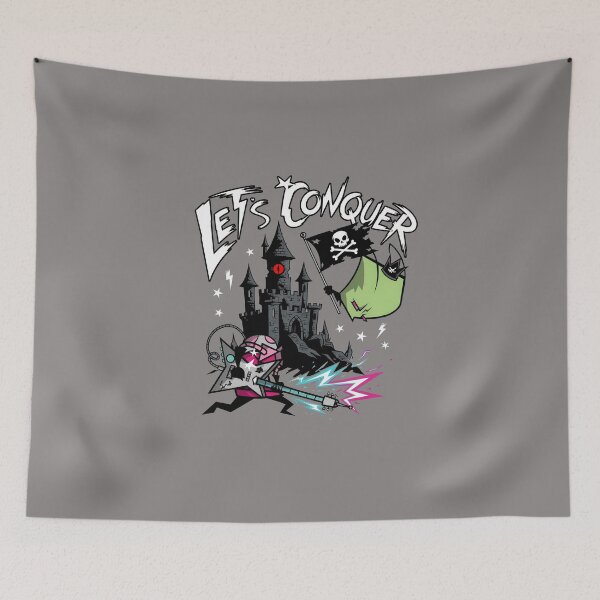 Item preview, Lets Invade The World Zim Rock Guitar Tee-22 designed and sold by ArkvnGranius.