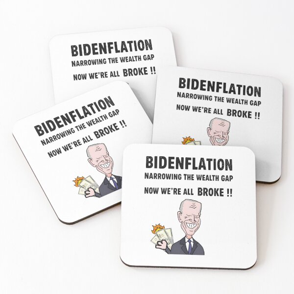Item preview, Bidenflation Narrowing Wealth Gap Broke Meme designed and sold by OKAYDA.